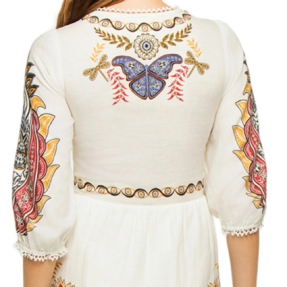 Farm Rio Boho Glam Maxi Dress NWT - Picture 10 of 11